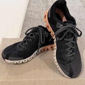 Stylish Black and Tan Women's Athletic Shoes